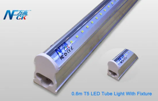 T5 600mm G13 9watt 4000k Led Tube Lighting , 600lm / 700lm T5 Led Tube