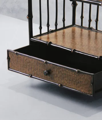 Qiong Bbamboo Vertical Bar Tea Rack