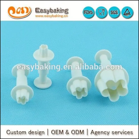 Flower Blossom Plunger Cutter Fondant Cake Decorating Tools
