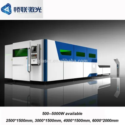 4000W fiber laser cutting machine with Trumpf IPG laser power