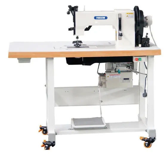 Flat Bed Double Needle Moccasin Stitch Shoes Sewing Machine