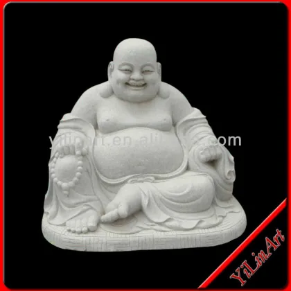 White Marble Laughing Buddha (YL-J012)