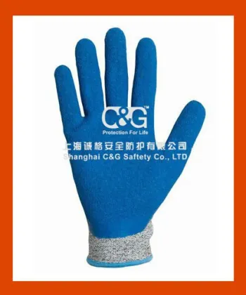 Palm Latex Wrinkle processing Gloves