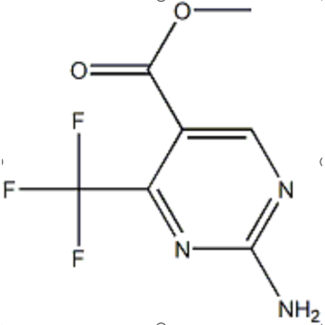 ميثيل 2-أمينو 4-ثلاثي فلورو ميثيل إيثيل البيريميدين 5-كاربوكسيليت