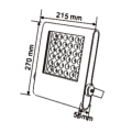 24V في الهواء الطلق حديقة ساحة الصمام الكاشف مصباح LED