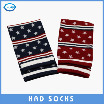 Cotton baby little star leg warmers