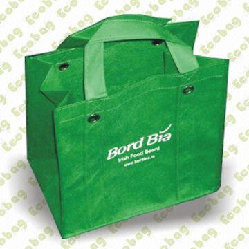 Shopping Tote Bag, Made of RPET Nonwoven, Customized Printings are Accepted