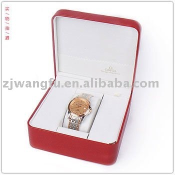 plastic watch box with pu leather