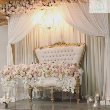 Hot Selling Luxury Wedding Furniture: Love Seat Sofa for Your Dream Wedding