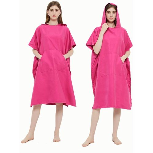 Surf Beach Poncho Wetsuit Changing Towel Bath Robe