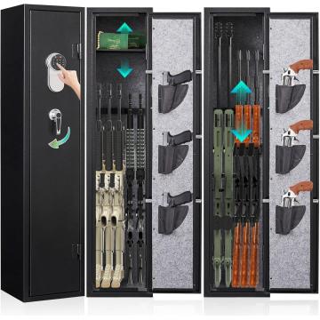 Armas digitais segura com prateleira e bolsa de pistola