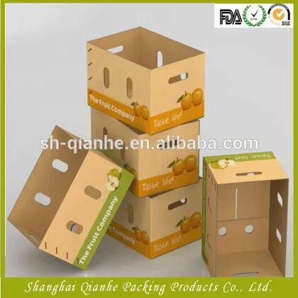 High quality fresh fruit corrugated box packaging