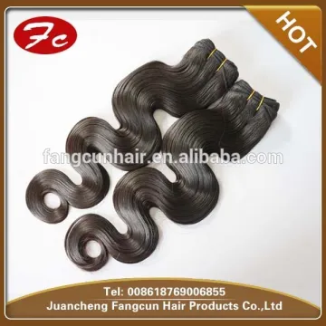 Grade 8A virgin Brazilian hair weft Body wavy hair
