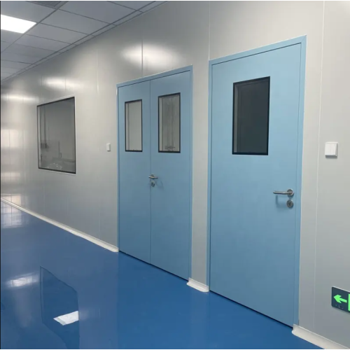 Customized swing single leaf clean door for hospital