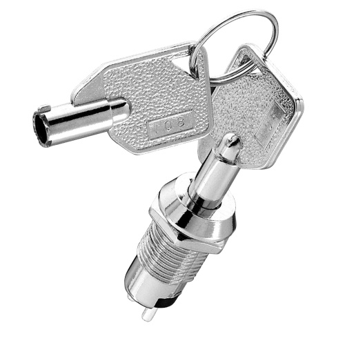 SPDT 12mm Electric On Off Key