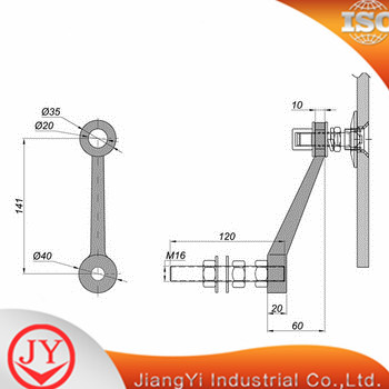 Stainless Spider Glass Stainless Steel Fitting