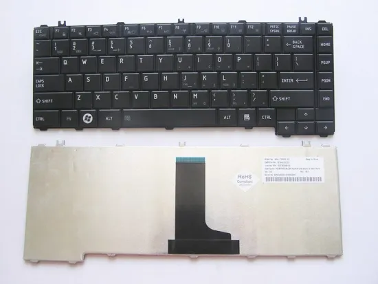New Original Toshiba M80 Laptop Keyboard Black