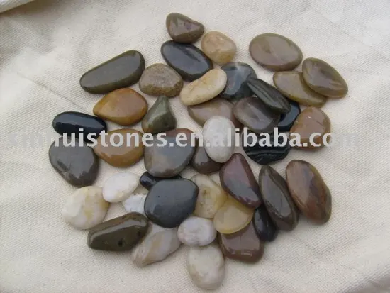 natural river pebble