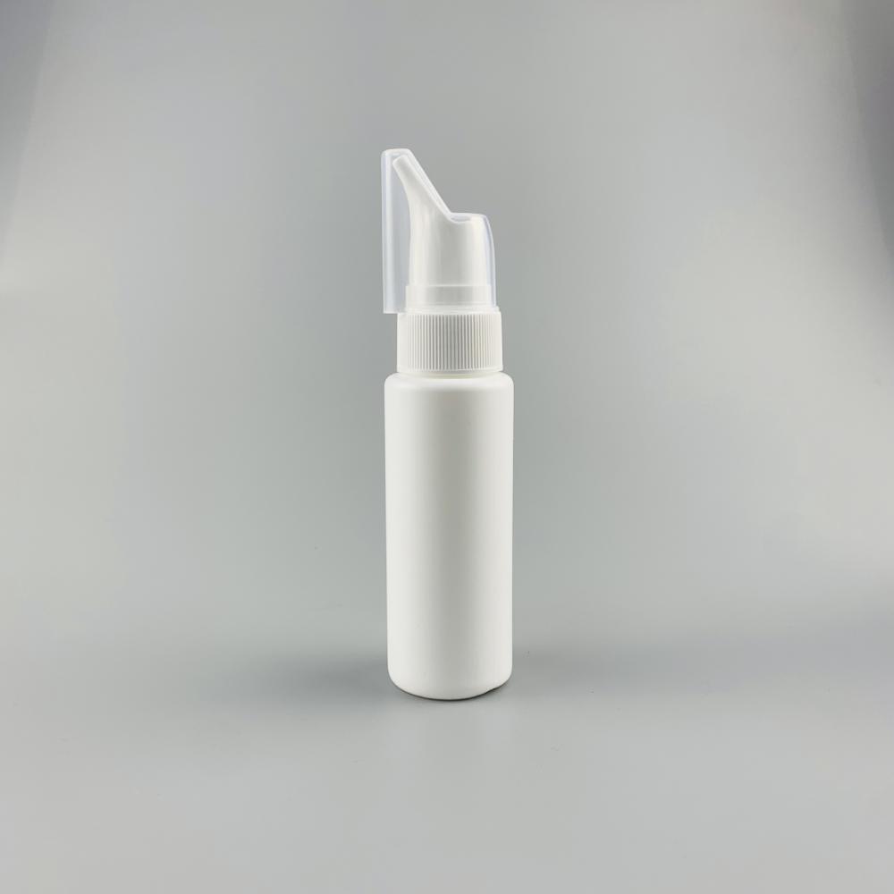 30/410 빈 PE 병을 가진 플라스틱 의료 비강 스프레이 펌프 30ml 50ml 오버 캡