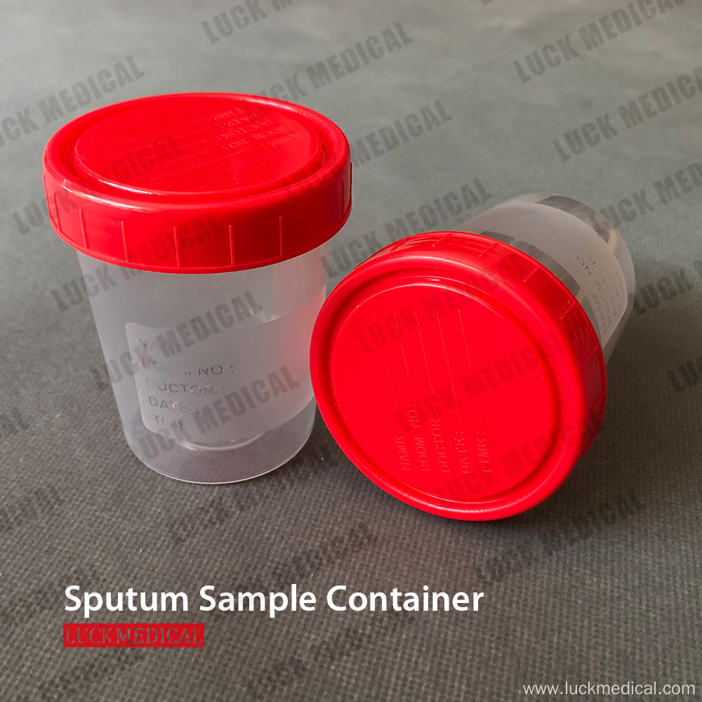 Wide Mouth Sputum Container For Viral Test