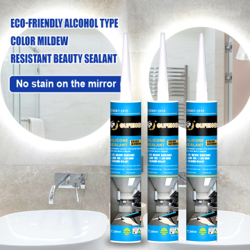 Mirror-specific sealant with anti-mold performance