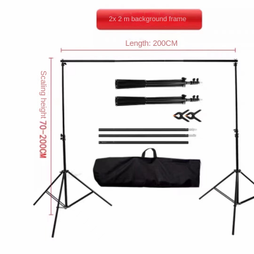 E-commerce Live 2x2 Telescopic Camera Studio Studio Ustaw do 3-metrowych rekwizytów i tła zdjęć