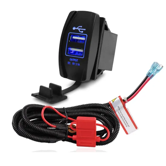 CHSKY Car 5V 3.1A Dual USB Power Charger - Waterproof & High-Quality Accessories