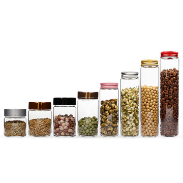 Borosilicate Glass Jar for Food with Screw Cap