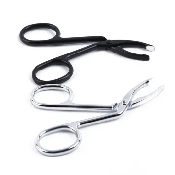 1Pc Elbow Scissors Tweezers Pliers Eyebrow Tweezer Hair Beauty Slanted Puller Extension Eye Makeup Tools Accessories