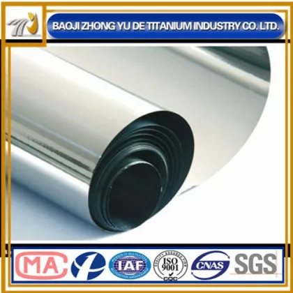 TA1 1.0 Titanium foil hot sell in Baoji