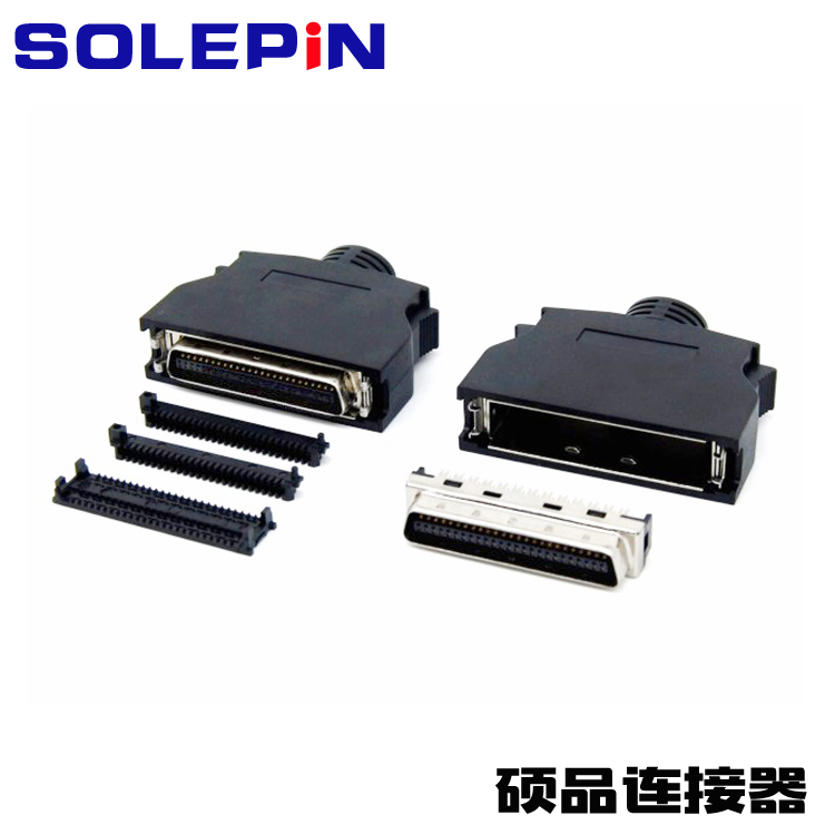 SCSI Triple Parts Male Connector SCSI Triple Parts Male Connector