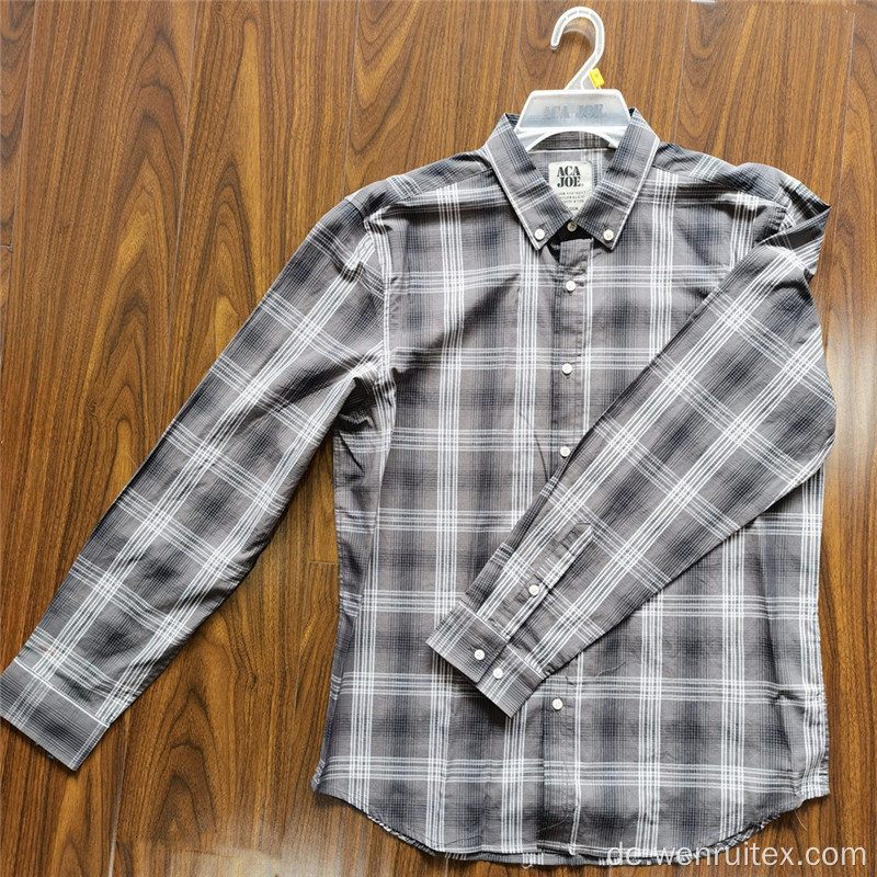 Großhandel 100 Baumwolle Plaid Kurzarm Erwachsene Twill Shirts