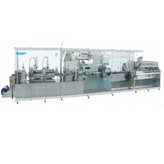 Automatic high speed injection blister packaging line