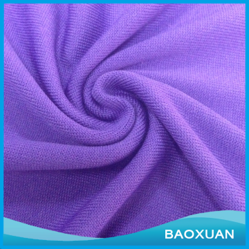 95%Polyester 5%spandex t/sp soild grape fancy sweater knit fabric coarser fabric for garment
