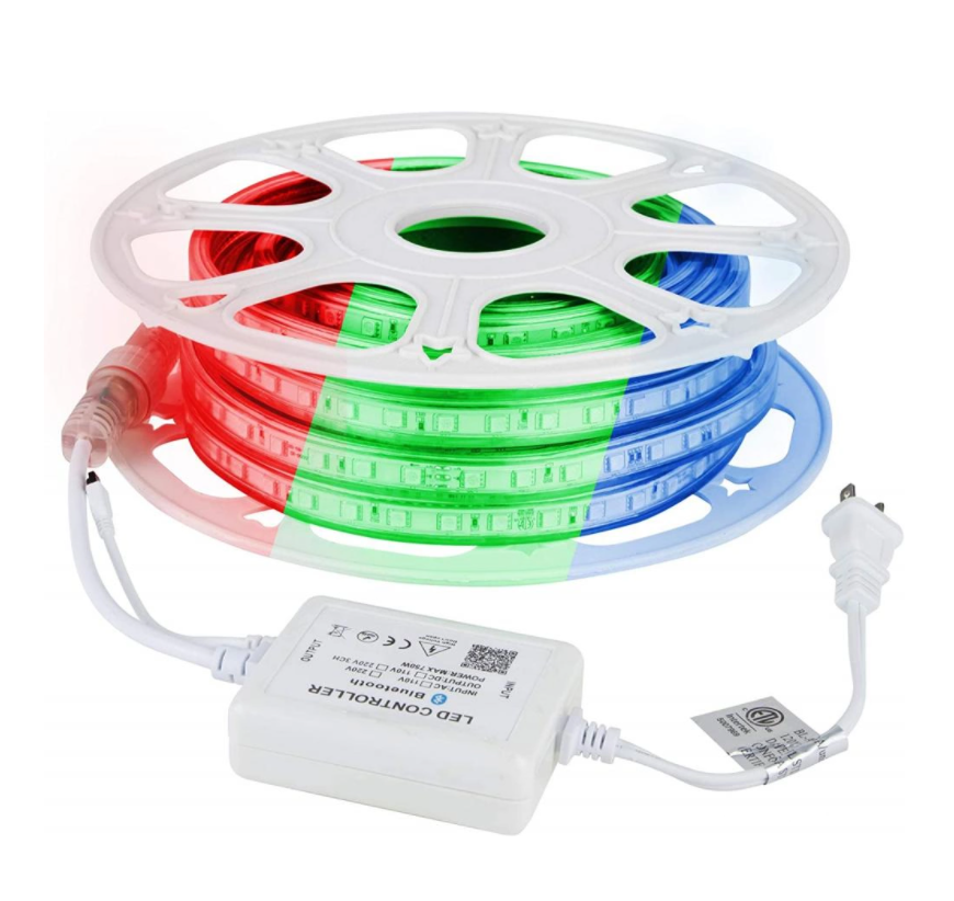 Color changing LED strips for indoor use