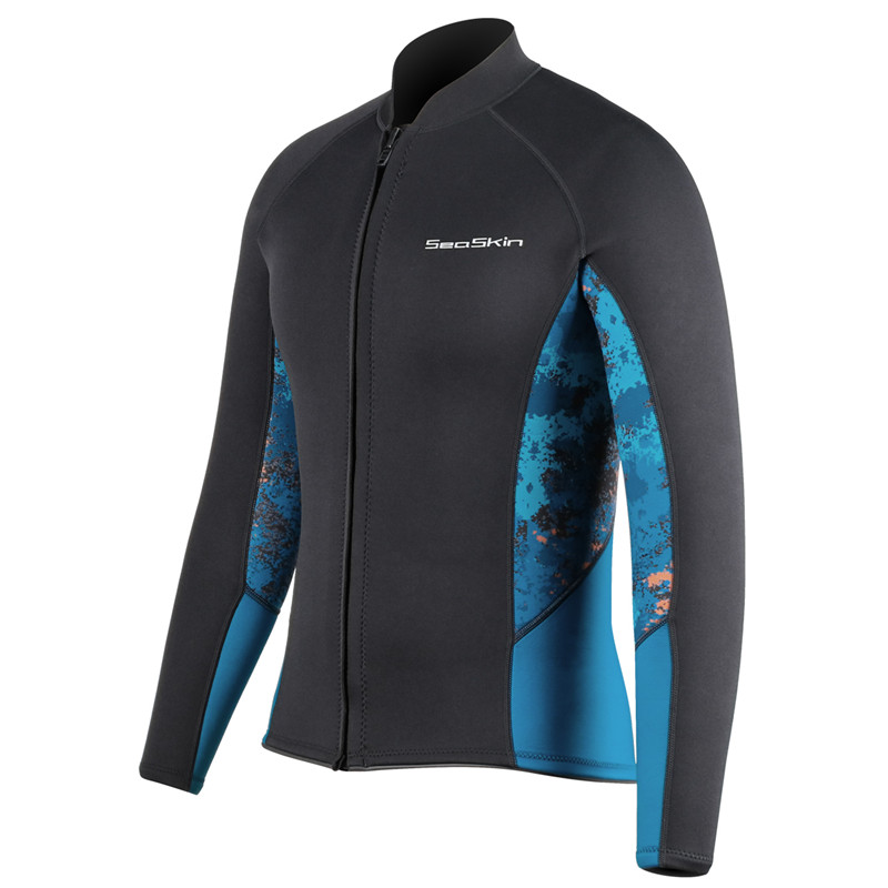 Seaskin Chest Zip 2 mm 3 mm Néoprène WETSUITS TOP