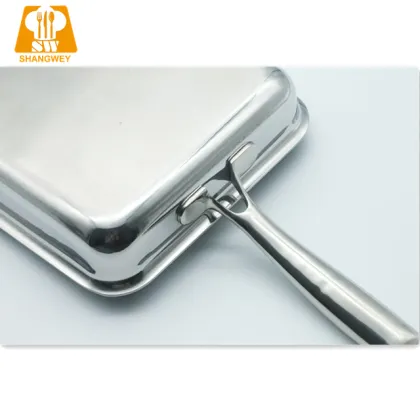 No Oil Outdoor Squar Nonstick Frying Pan