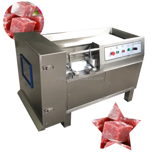 380V Meat Dicer Machine - Cube Parts Meat Block Cuber Dicer