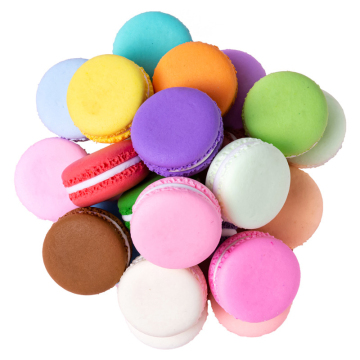macarons จำลองเทียมที่มีการจำลองสูงสำหรับการแสดงอาหาร