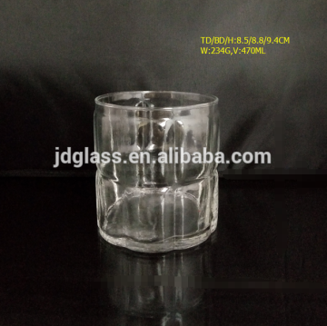Hot selling Blown Glass Candle holder