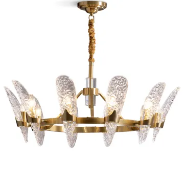 INSHINE Hanging Crystal Pendant Light