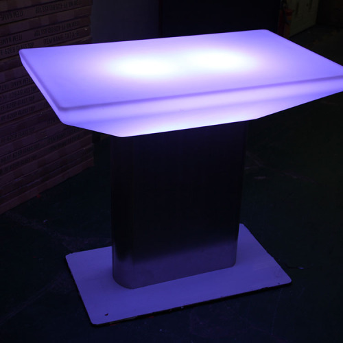 Рекламный высокий светящийся ночной клуб Led Bar Table