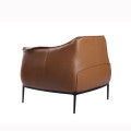 Modern Archibald Leather Accent Chair réplica