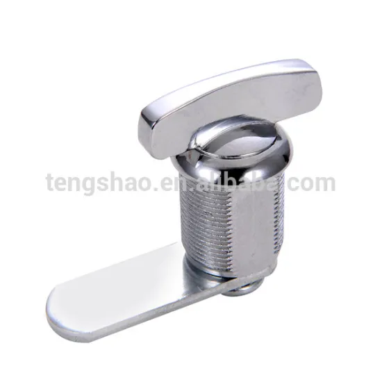 Easy Installation Chrome Plated Handle Operation Cam Lock For Buses
