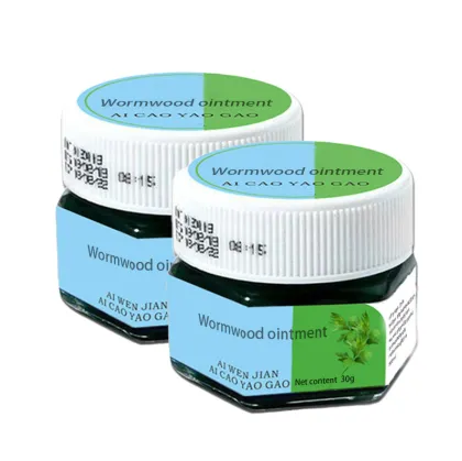 Ointment made from Artemisia argyi"