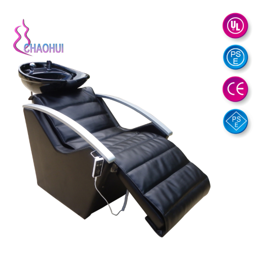 Black Electric Shampoo Chair