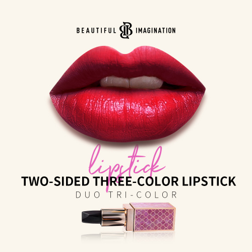 Tri-color Long lasting 3 IN 1 Color Lipstick