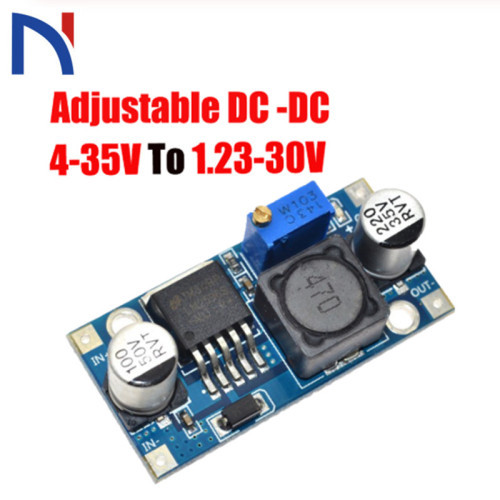 5pcs DC-DC LM2596 LM2596S 4-35V adjustable step-down power DC to DC 3A Max Output 1.23V-30V adjustable Supply module
