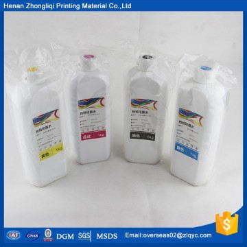 2016 high quality cmyk sublimation digital T-shirt Printing ink