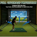 Gabinete de simulador de golf personalizado con pantalla de impacto